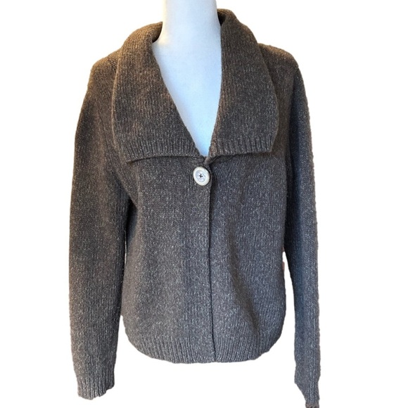 Carole Little Cardigan Sweater Size XL Wool Angora and Nylon Blend. - Picture 3 of 8